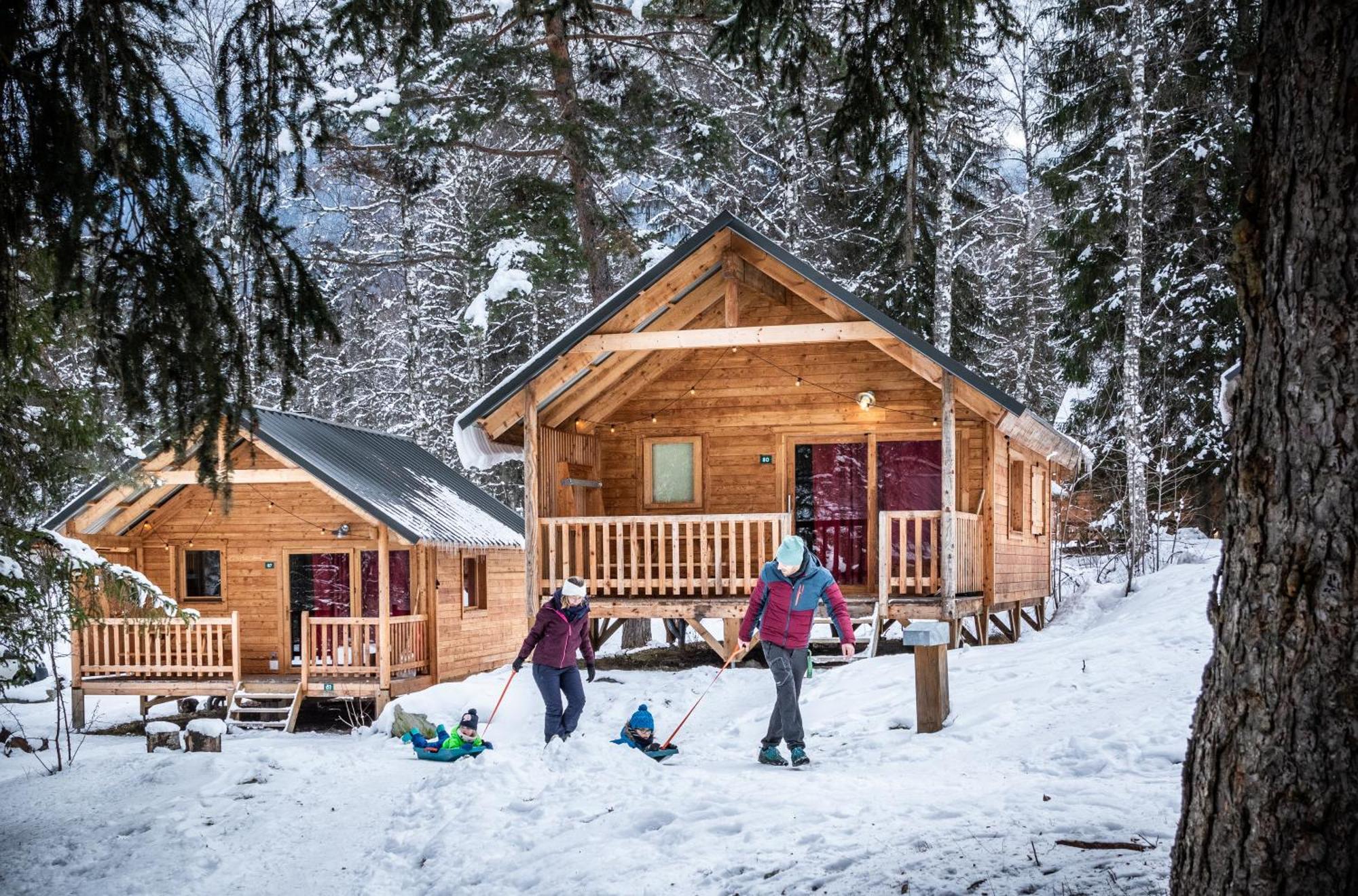 Hotel Huttopia Bozel en Vanoise Exterior foto